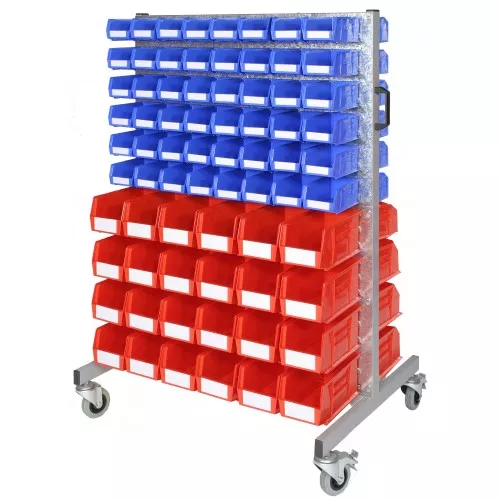 Anco Plastic Storage Bin Trolley 144 Bins